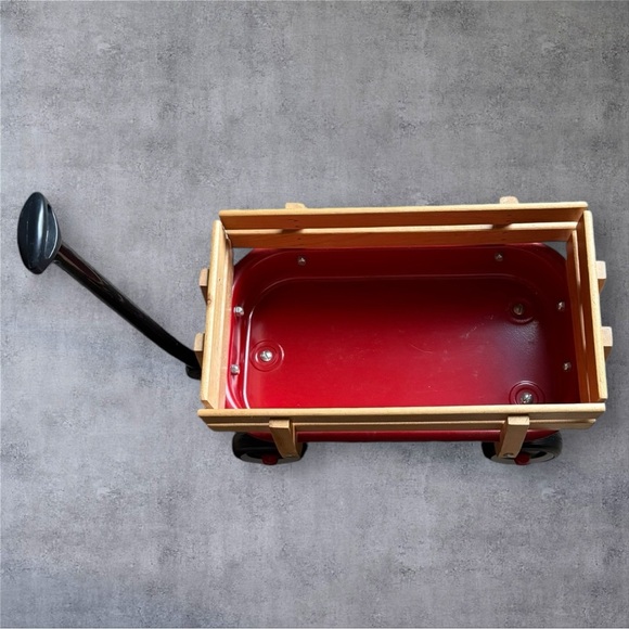 VINTAGE RADIO FLYER LITTLE WOOD WAGON - Used only for display! - Picture 6 of 8